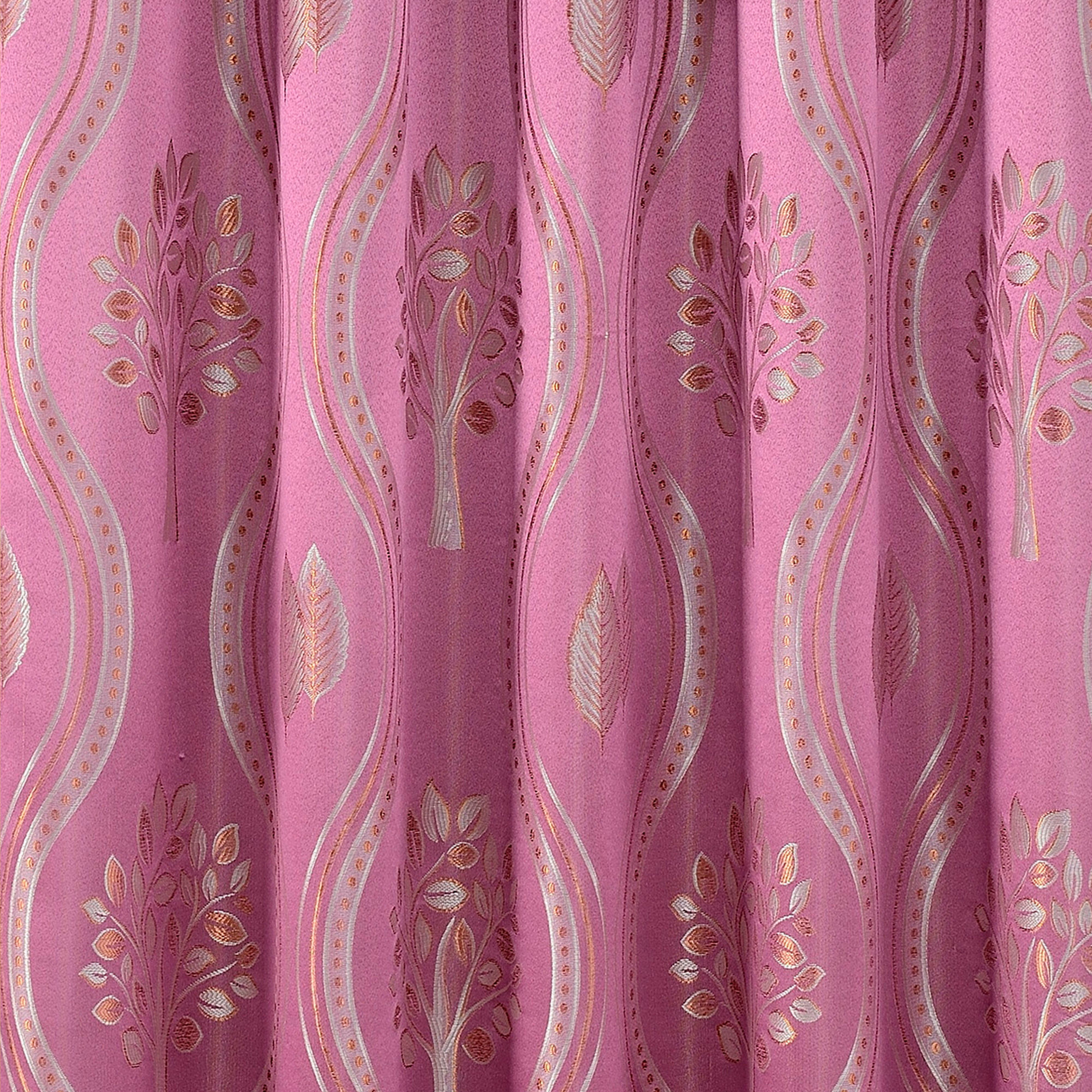 Everlaneas Set of 2 Aurora Curtain Panels- Attached Valance - Rod Pocket- 54" W x 84" L