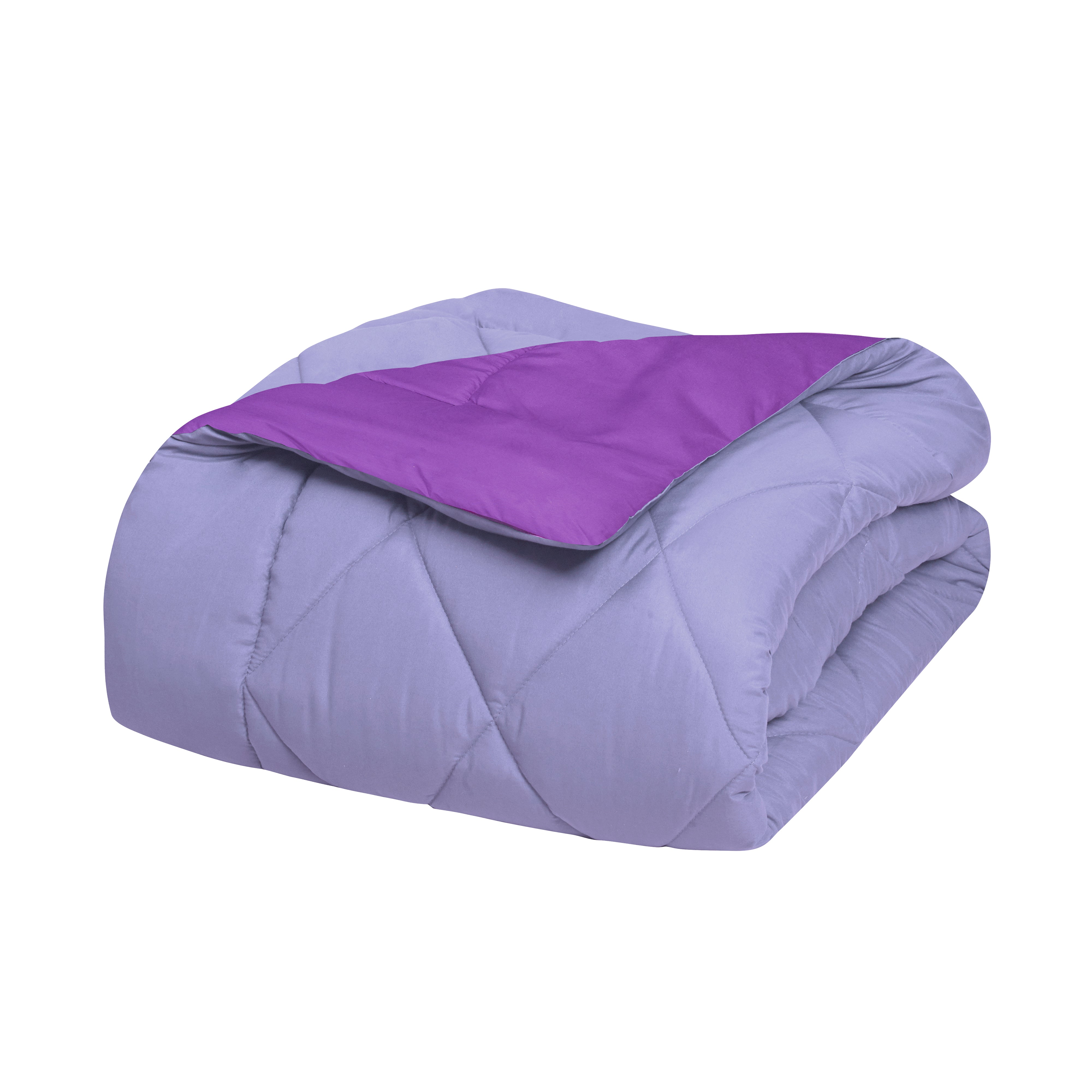 Everlaneas 3-Piece Reversible Diamond Stitched Comforter & Shams