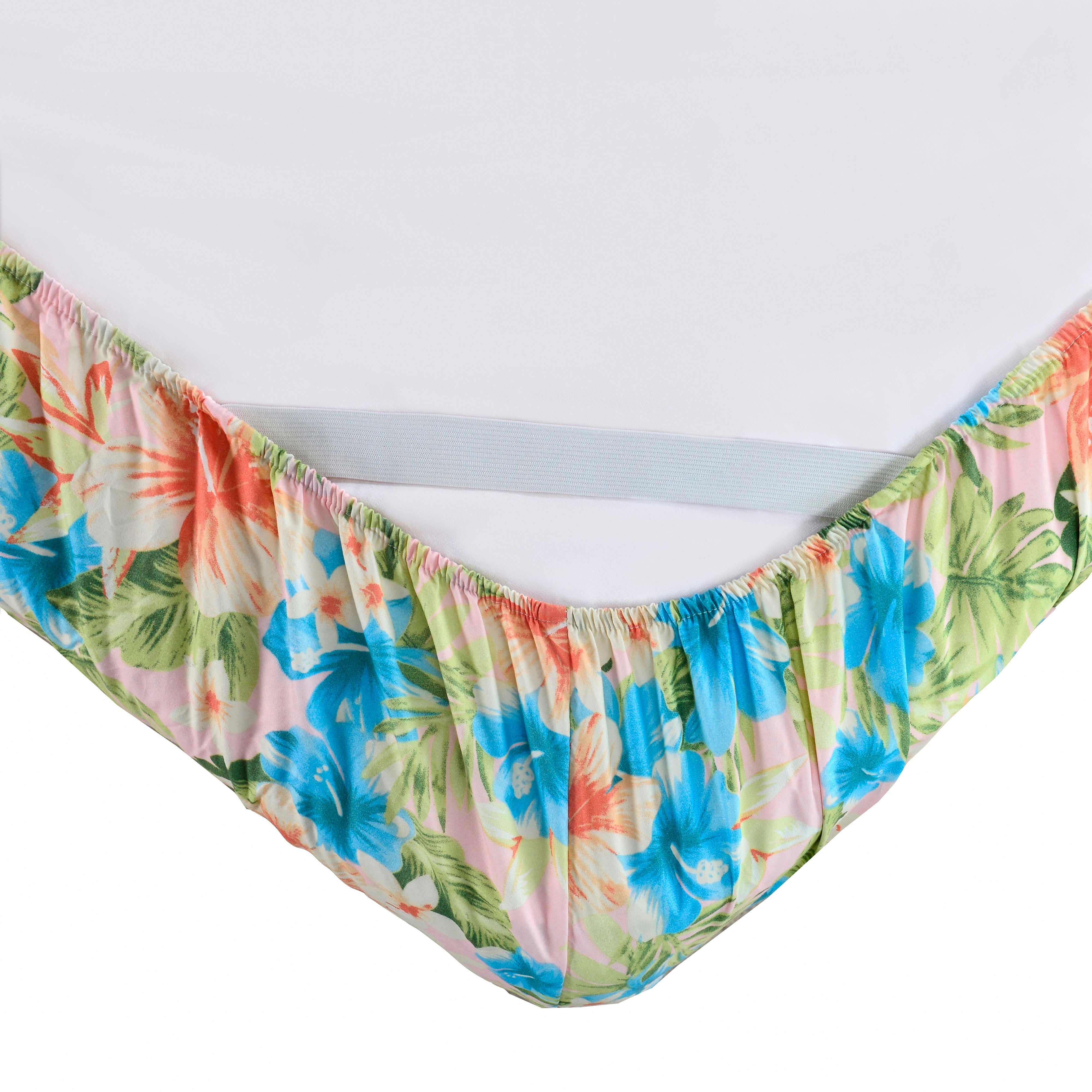 Everlaneas 6-Piece Floral and Stripe Pattern Sheet Set - Soft as a Hotel Premium Quality Bedding