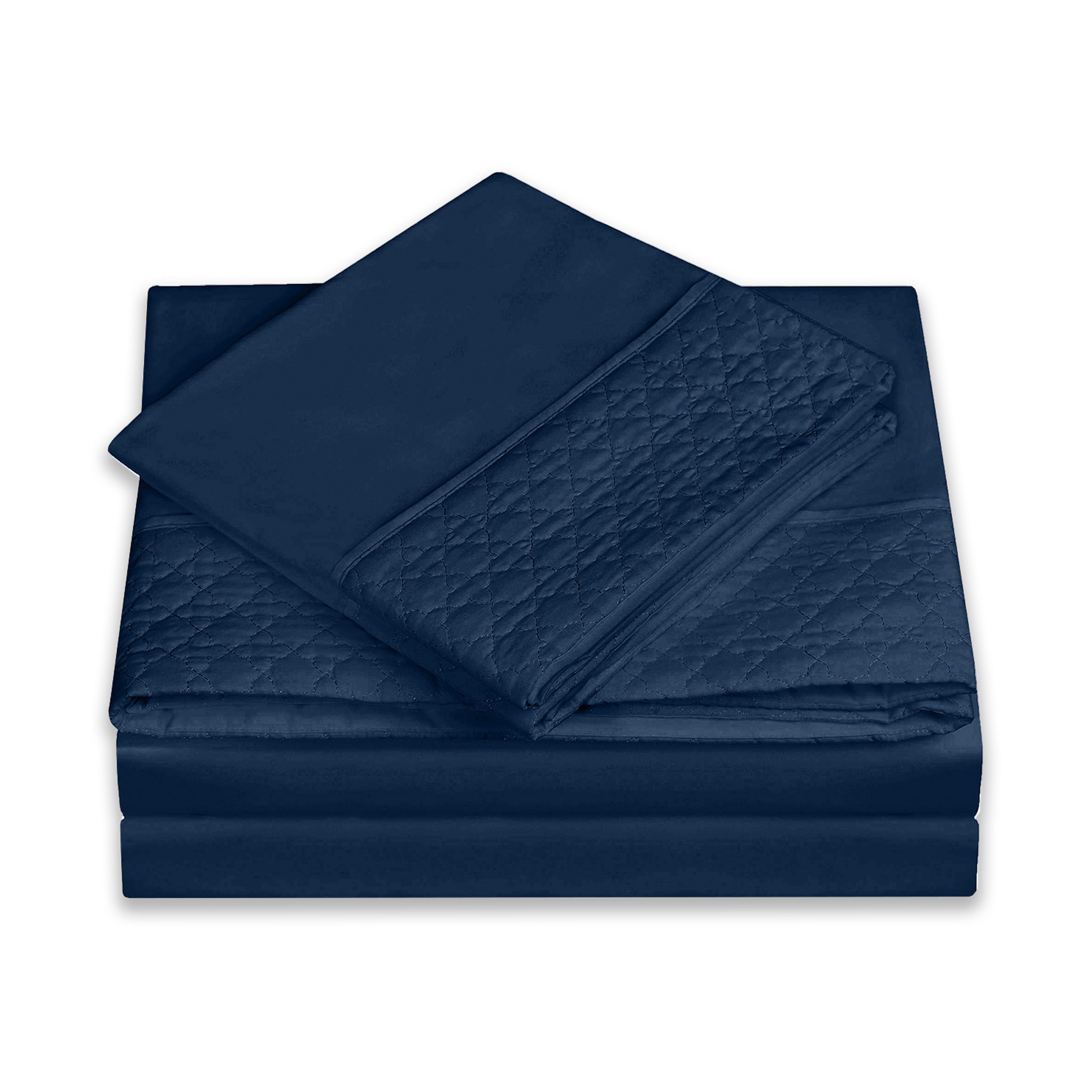 Everlaneas Quilted 4-Piece Sheet Set, Premium Hotel Quality