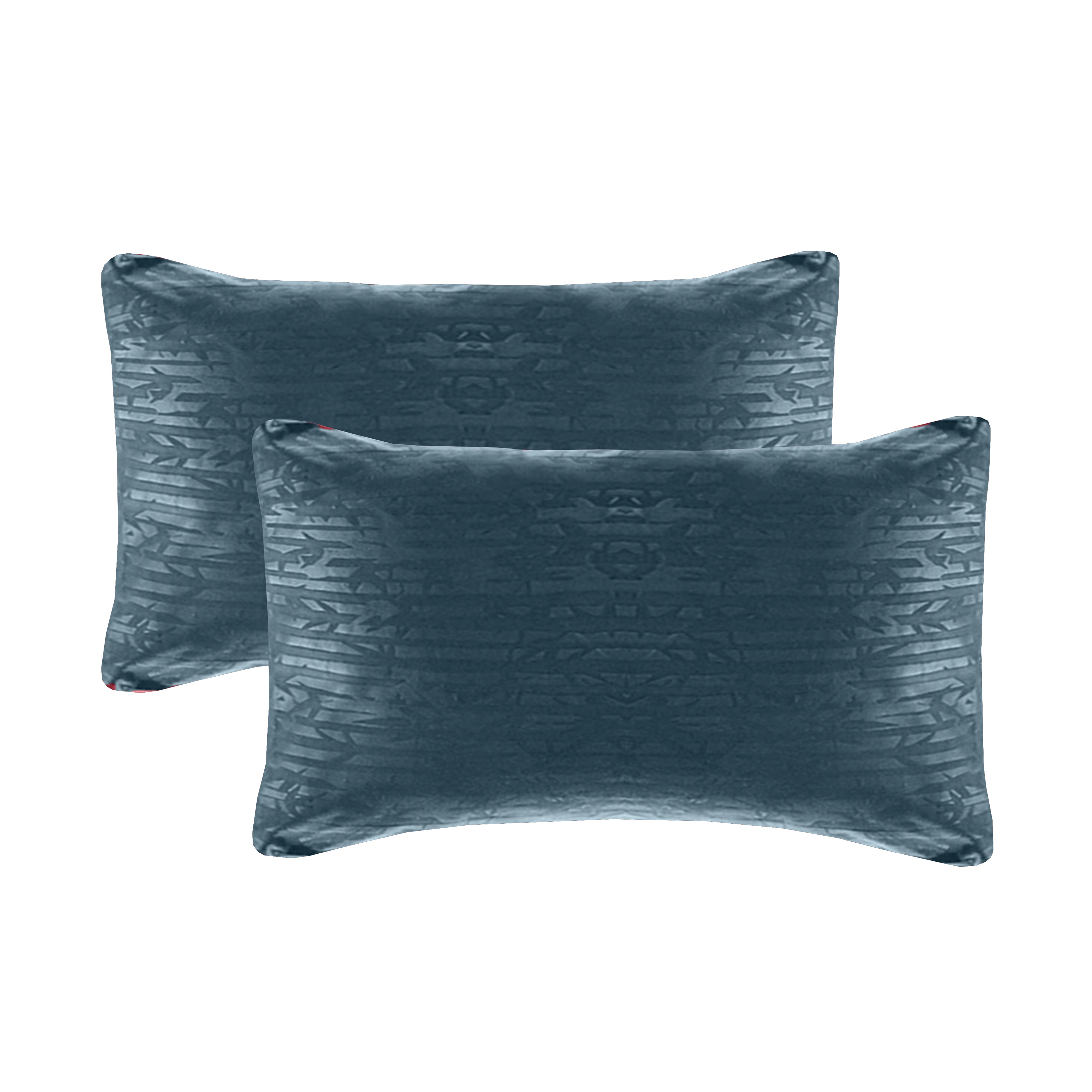 Everlaneas 8-Piece Bamboo Floral Pattern Comforter Set- Includes 4-Piece Sheet Set with Double Sided Storage Pockets