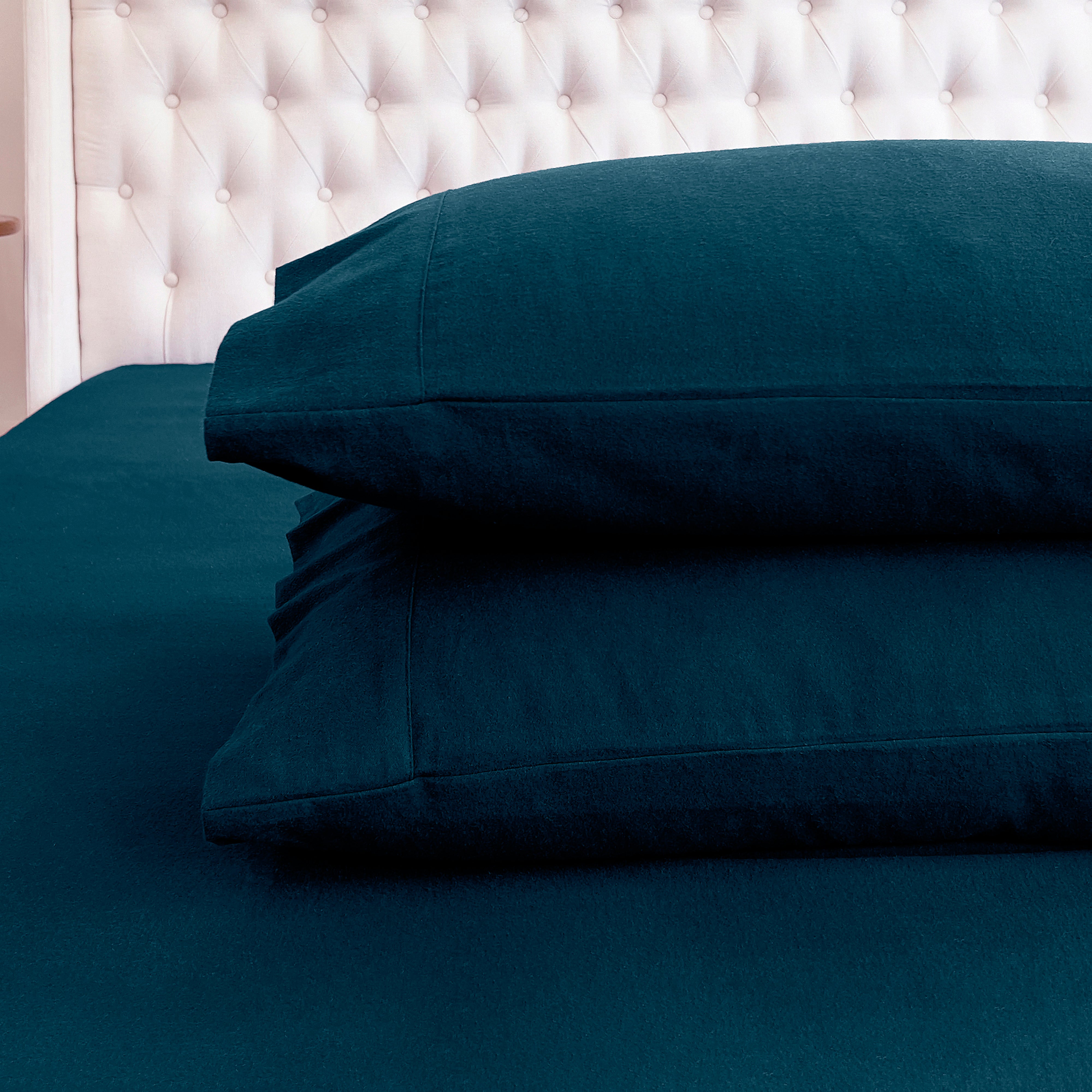 Everlaneas 4-Piece Cotton Flannel Sheet Set - 100% Turkish Cotton