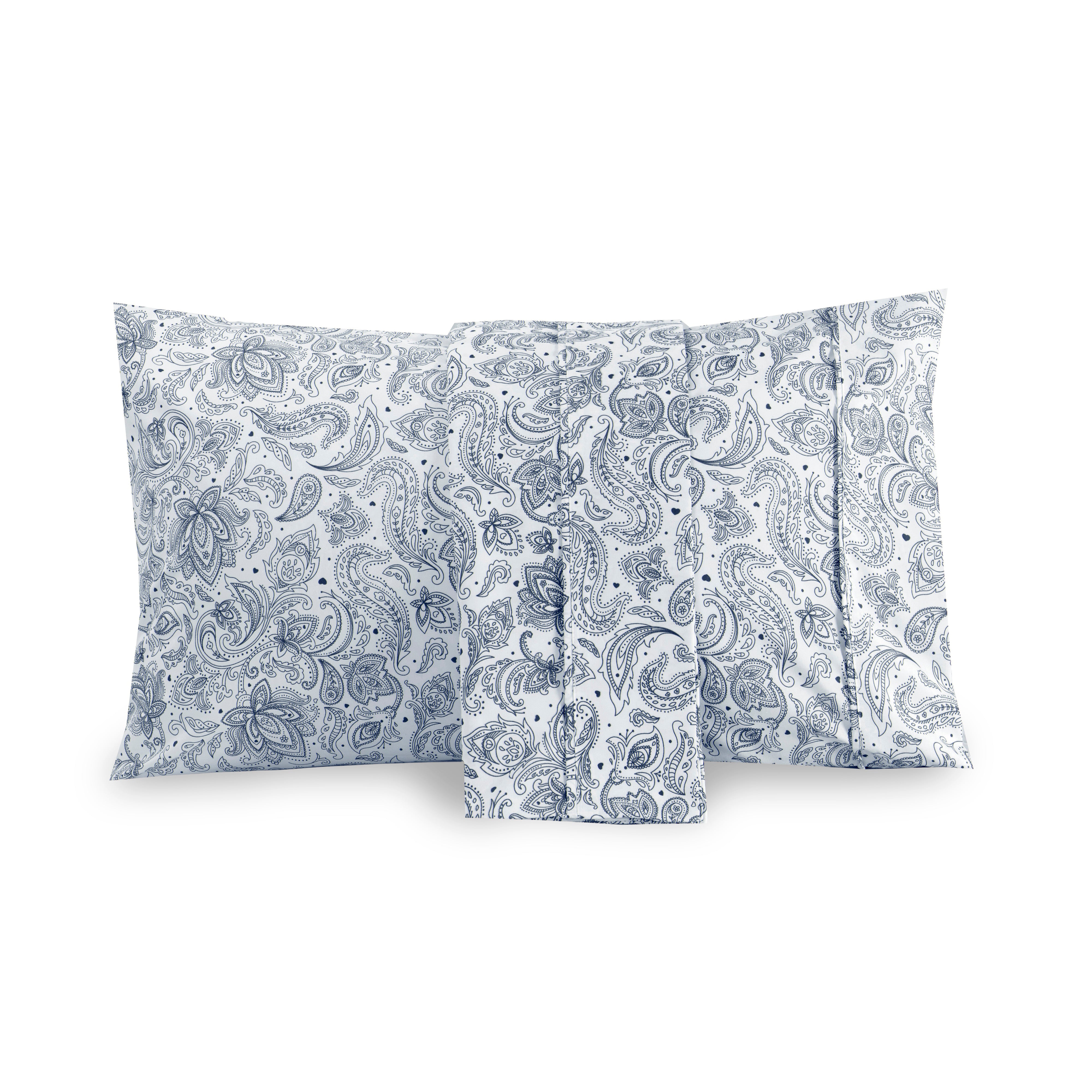 Everlaneas 6-Piece Paisley Printed Pattern - Soft as a Hotel Premium Quality Sheet Set