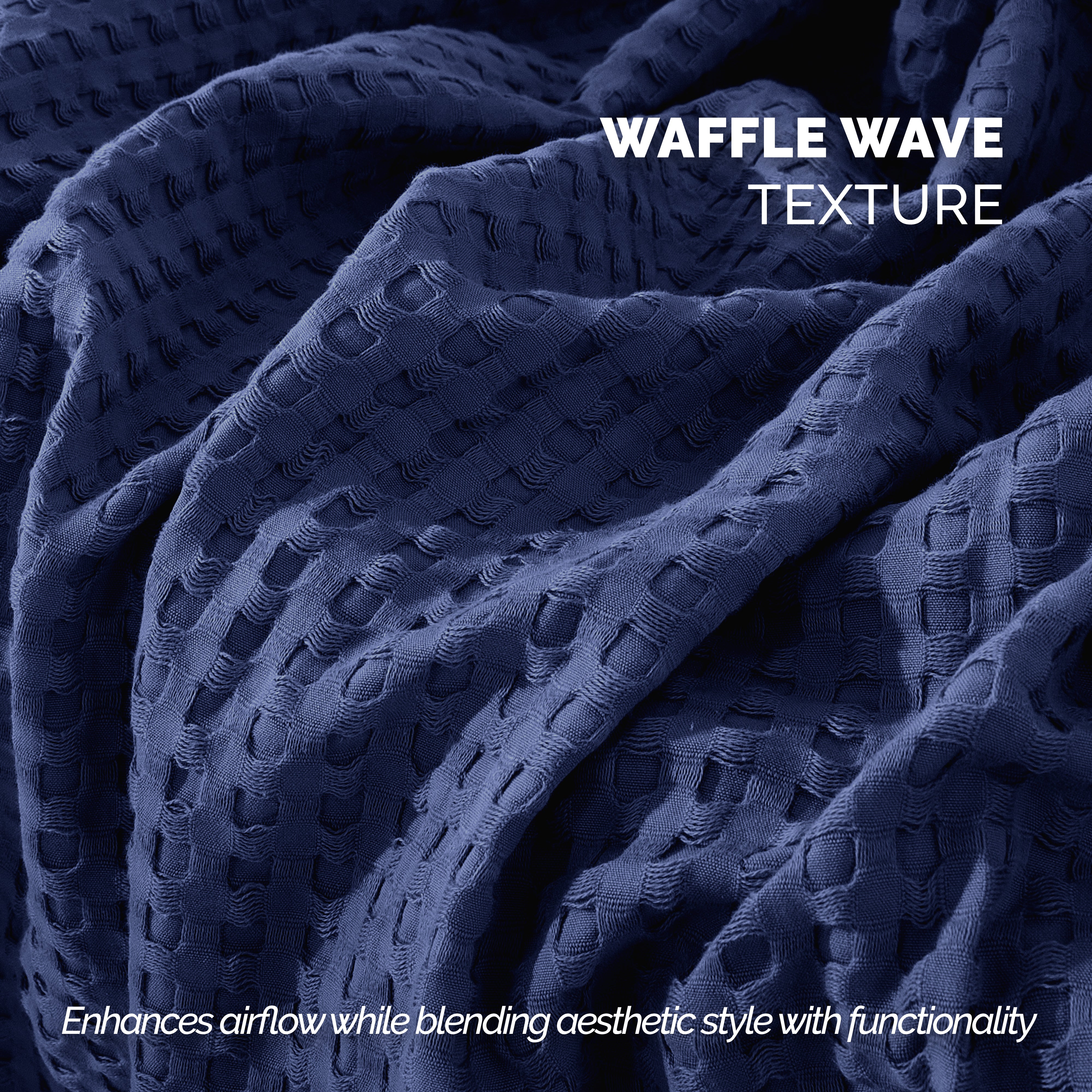Everlaneas Cotton Waffle Blanket