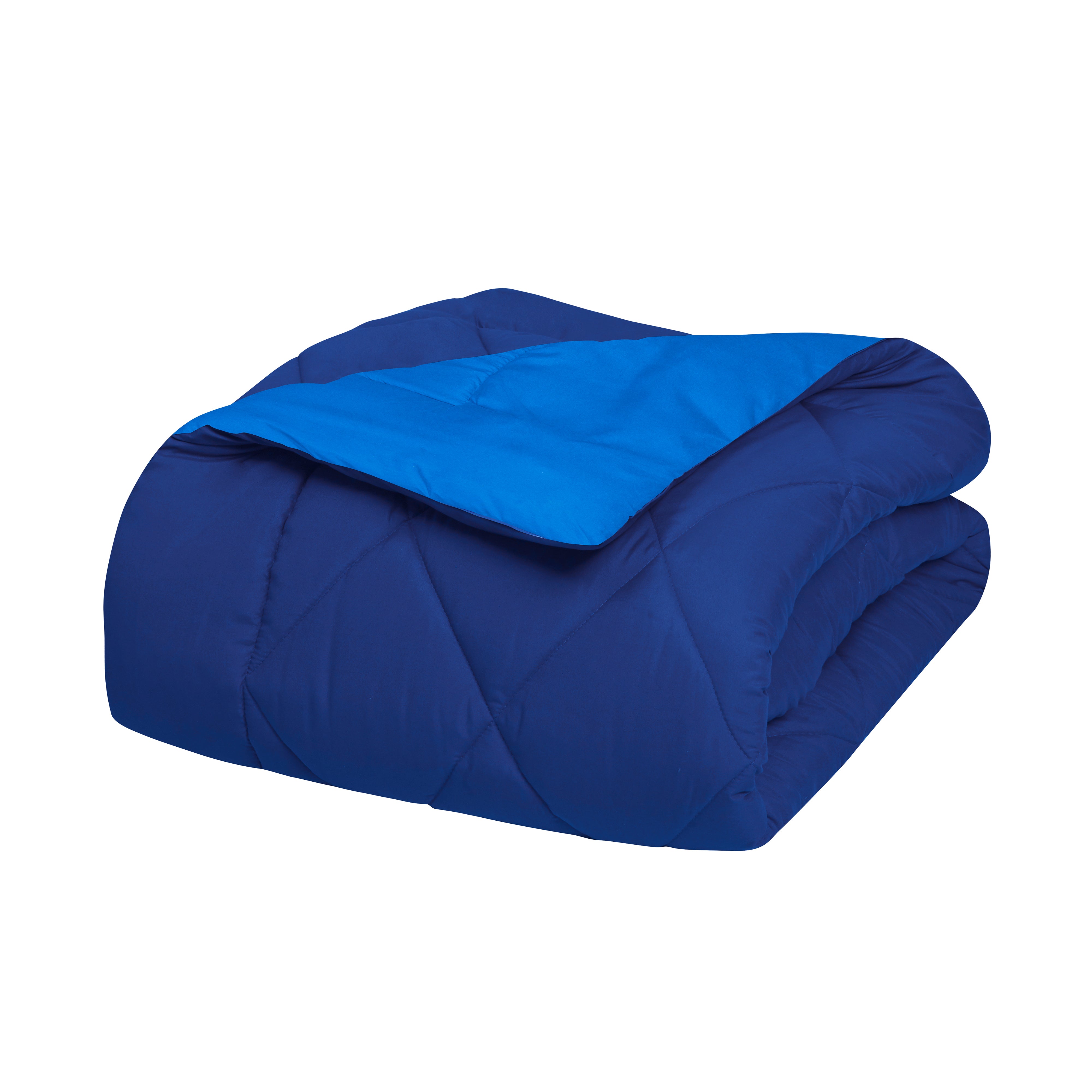 Everlaneas 3-Piece Reversible Diamond Stitched Comforter & Shams