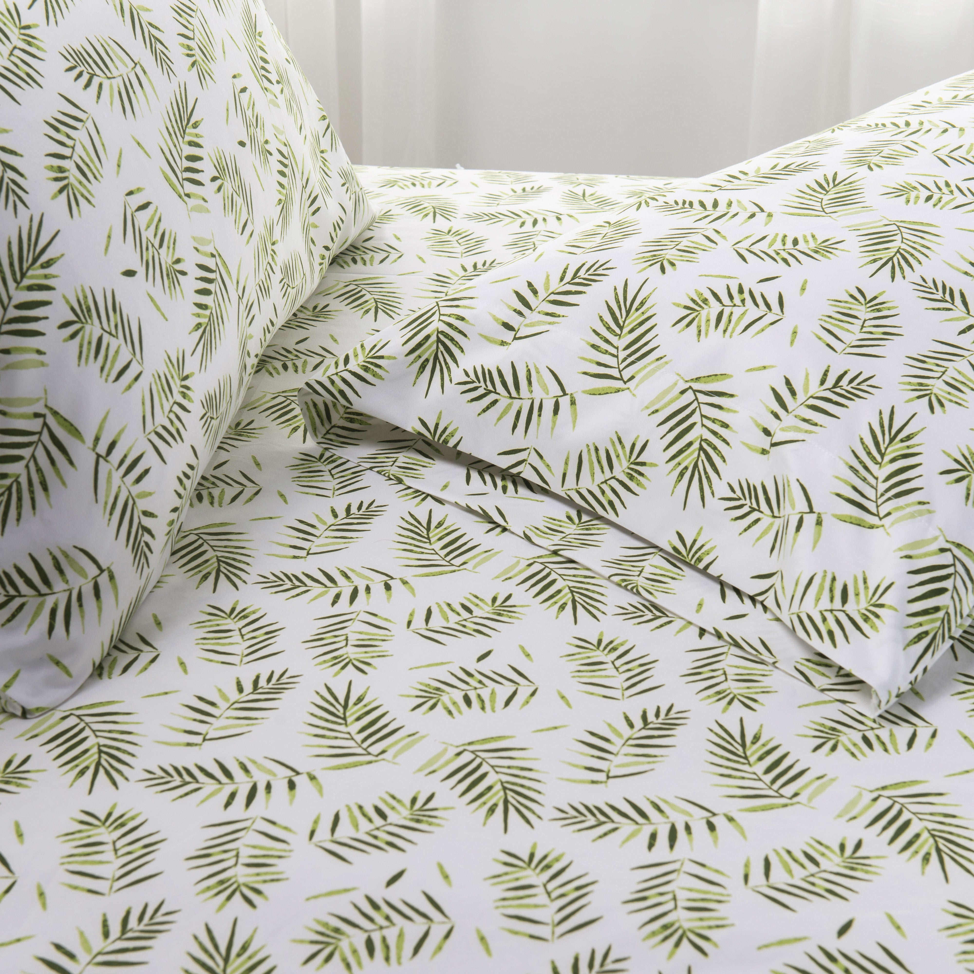 Everlaneas 6-Piece Tropical Pattern Bed Sheet Set - Soft as a Hotel Premium Quality