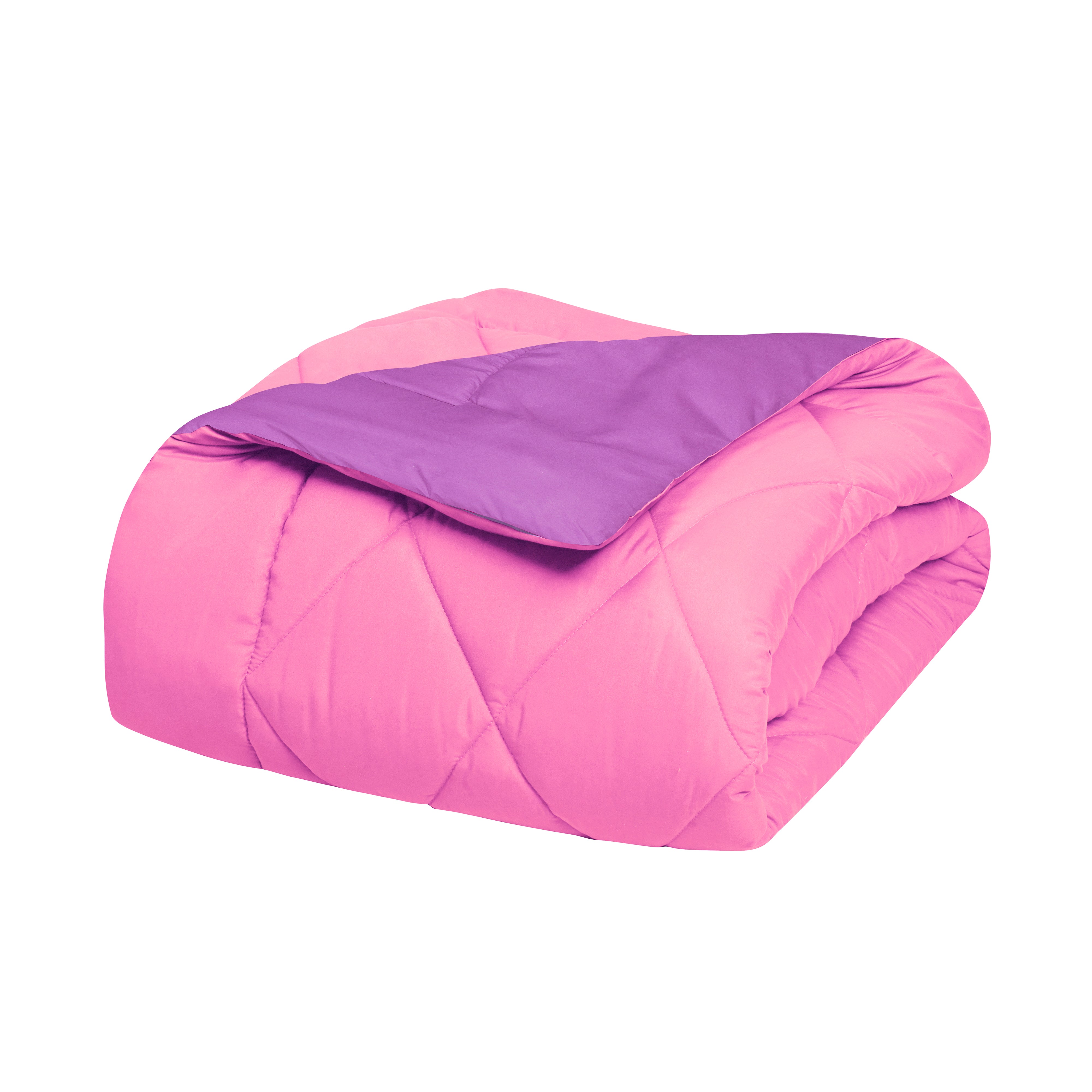 Everlaneas 3-Piece Reversible Diamond Stitched Comforter & Shams