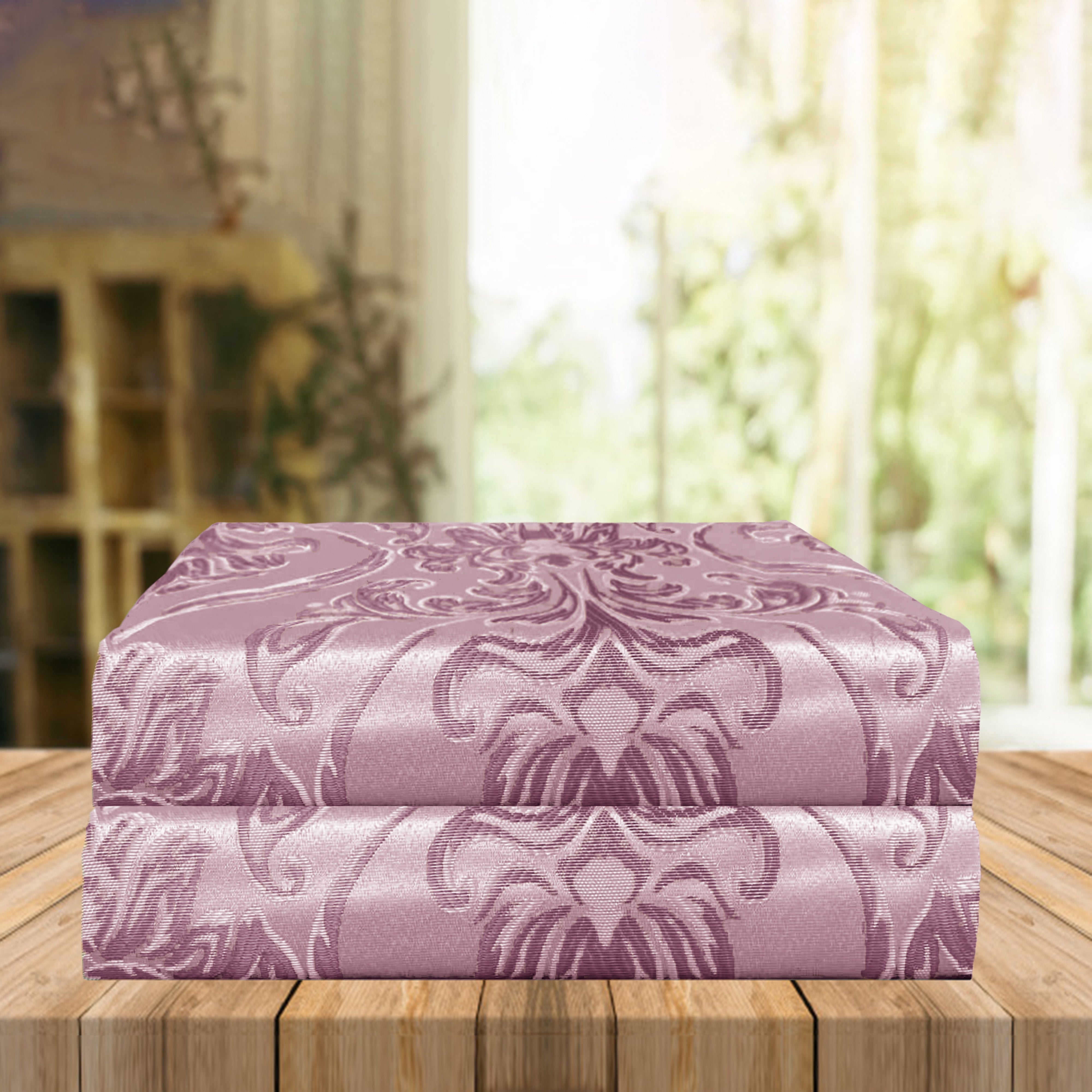 Everlaneas Set of 2 Penelope Jacquard Look Curtain Panels - 54" W x 84" L