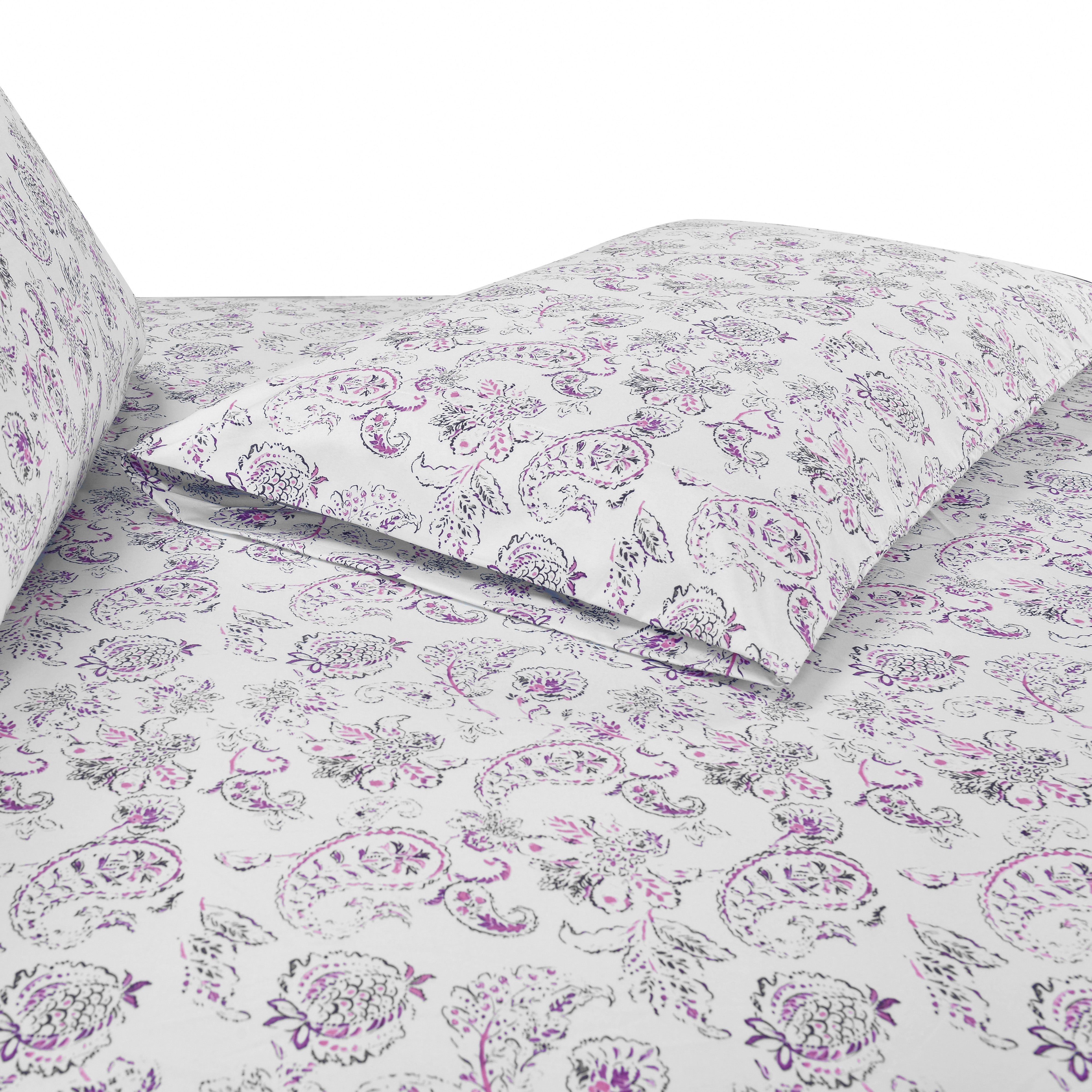 Everlaneas 6-Piece Paisley Printed Pattern - Soft as a Hotel Premium Quality Sheet Set