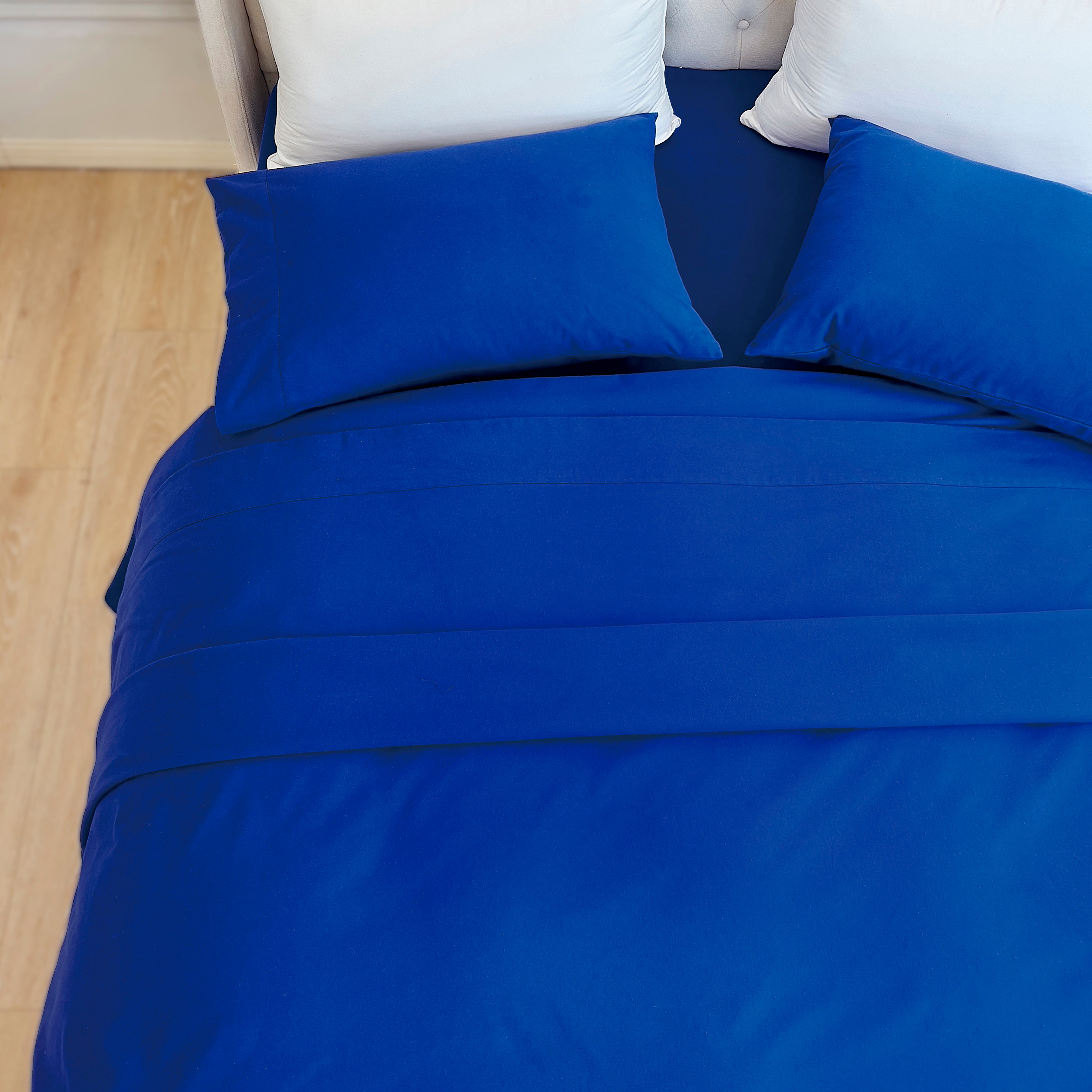 Everlaneas 4-Piece Cotton Flannel Sheet Set - 100% Turkish Cotton