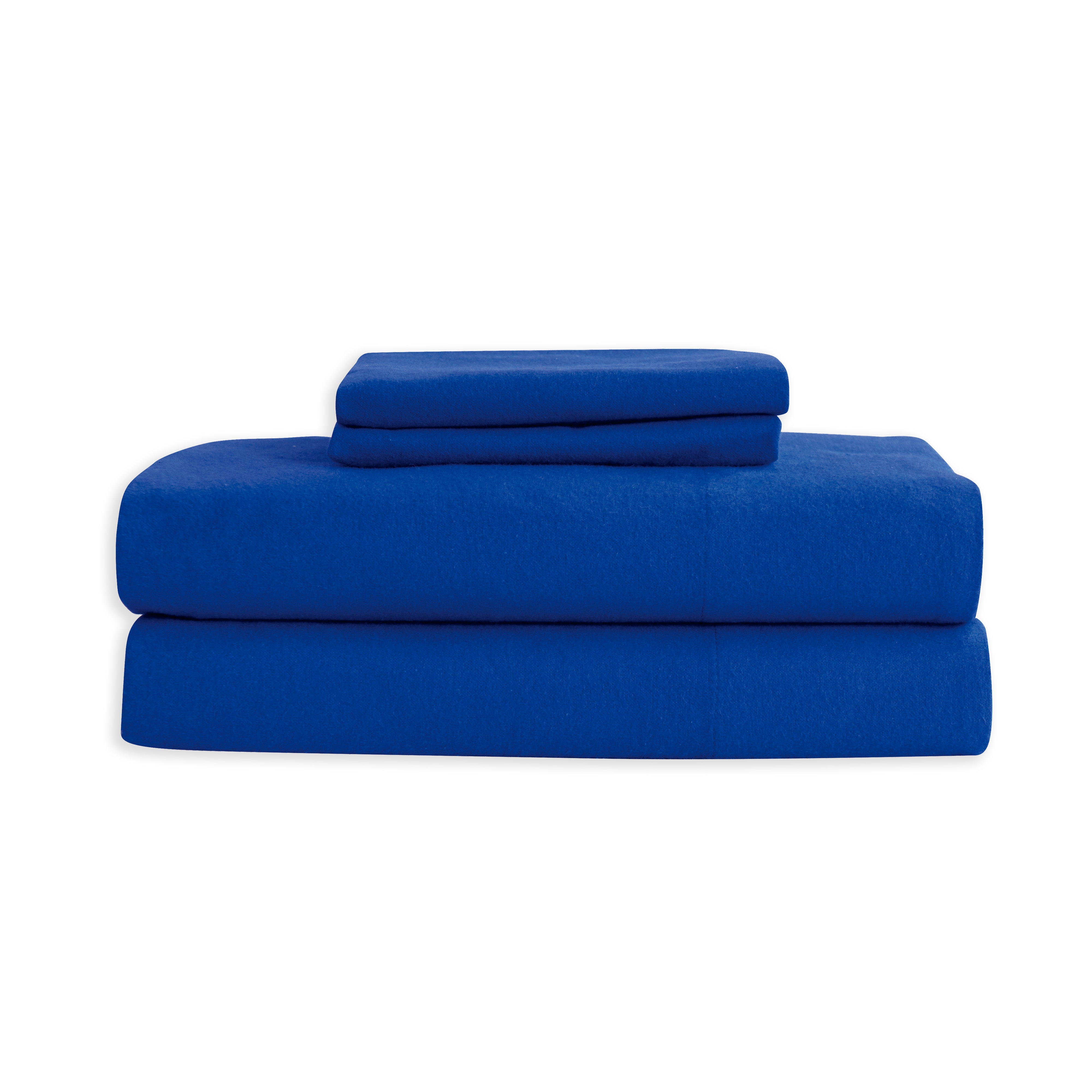 Everlaneas 4-Piece Cotton Flannel Sheet Set - 100% Turkish Cotton