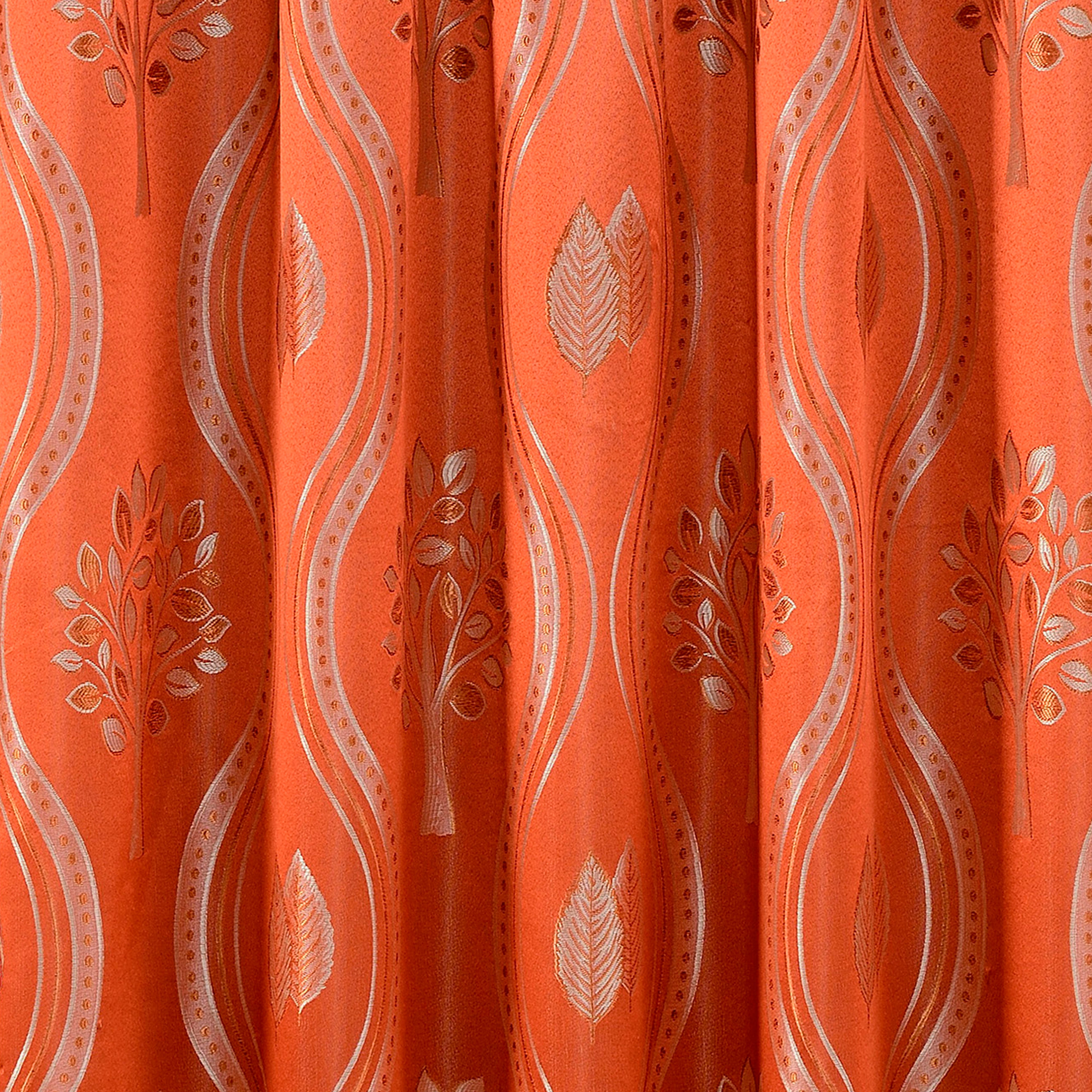 Everlaneas Set of 2 Aurora Curtain Panels- Attached Valance - Rod Pocket- 54" W x 84" L