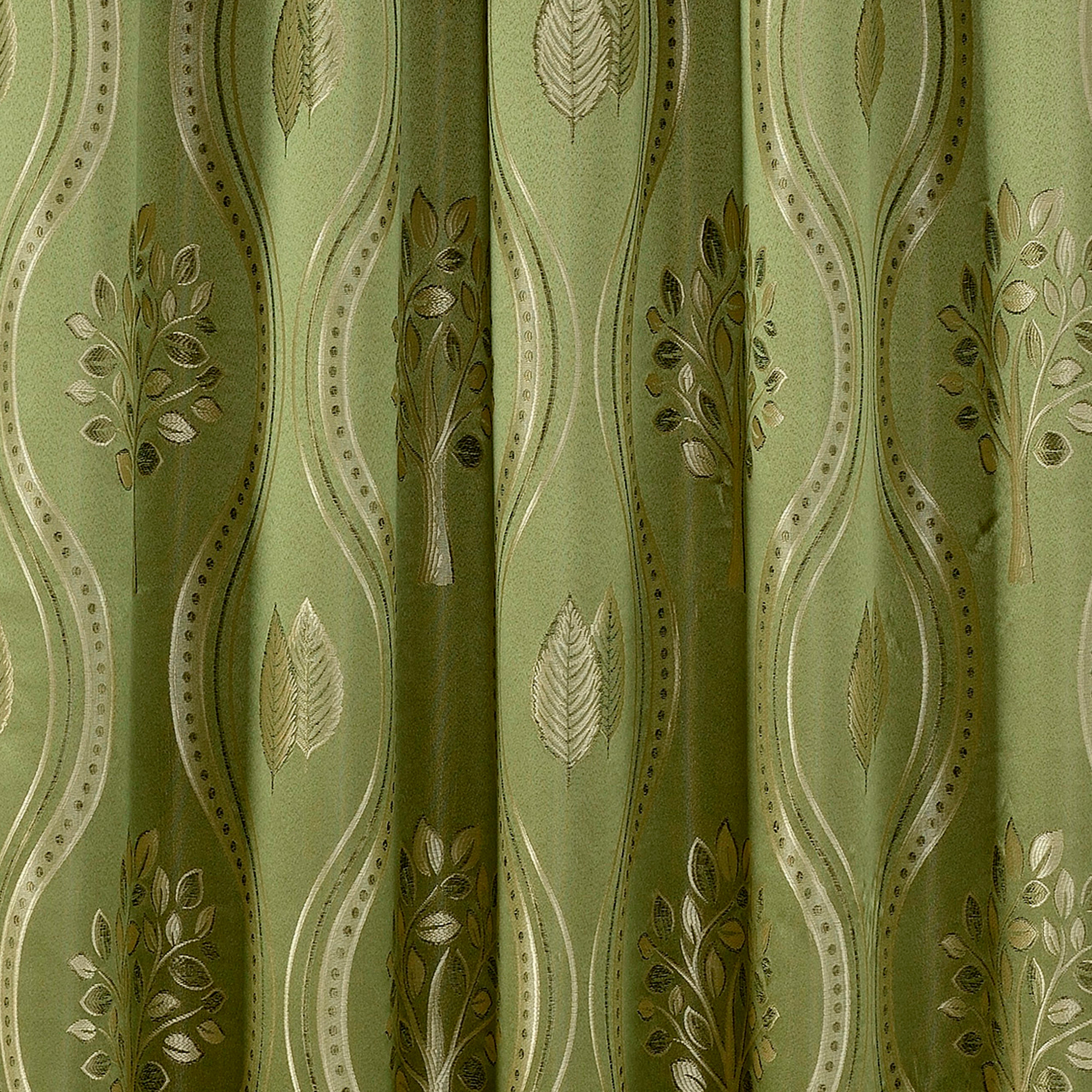 Everlaneas Set of 2 Aurora Curtain Panels- Attached Valance - Rod Pocket- 54" W x 84" L