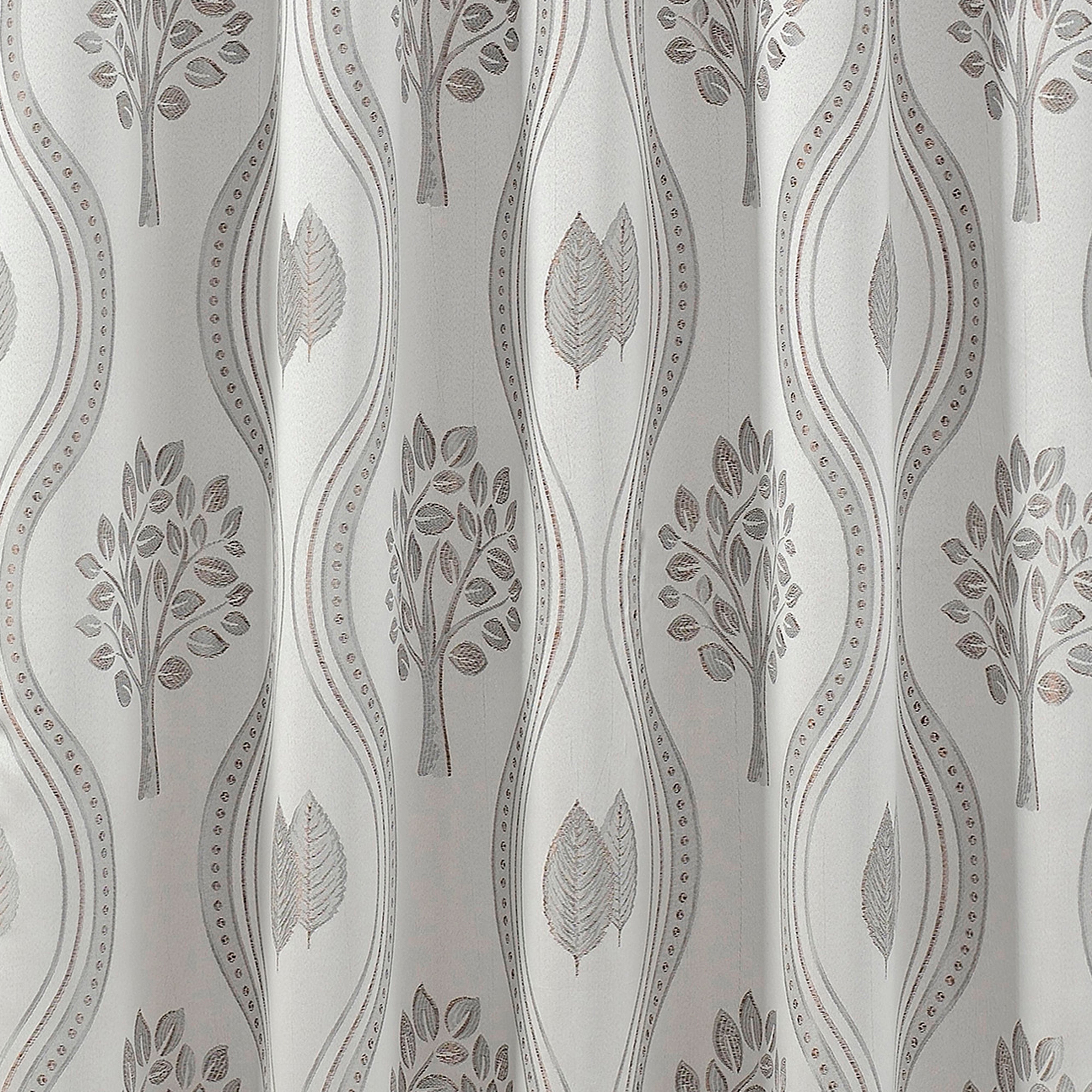 Everlaneas Set of 2 Aurora Curtain Panels- Attached Valance - Rod Pocket- 54" W x 84" L