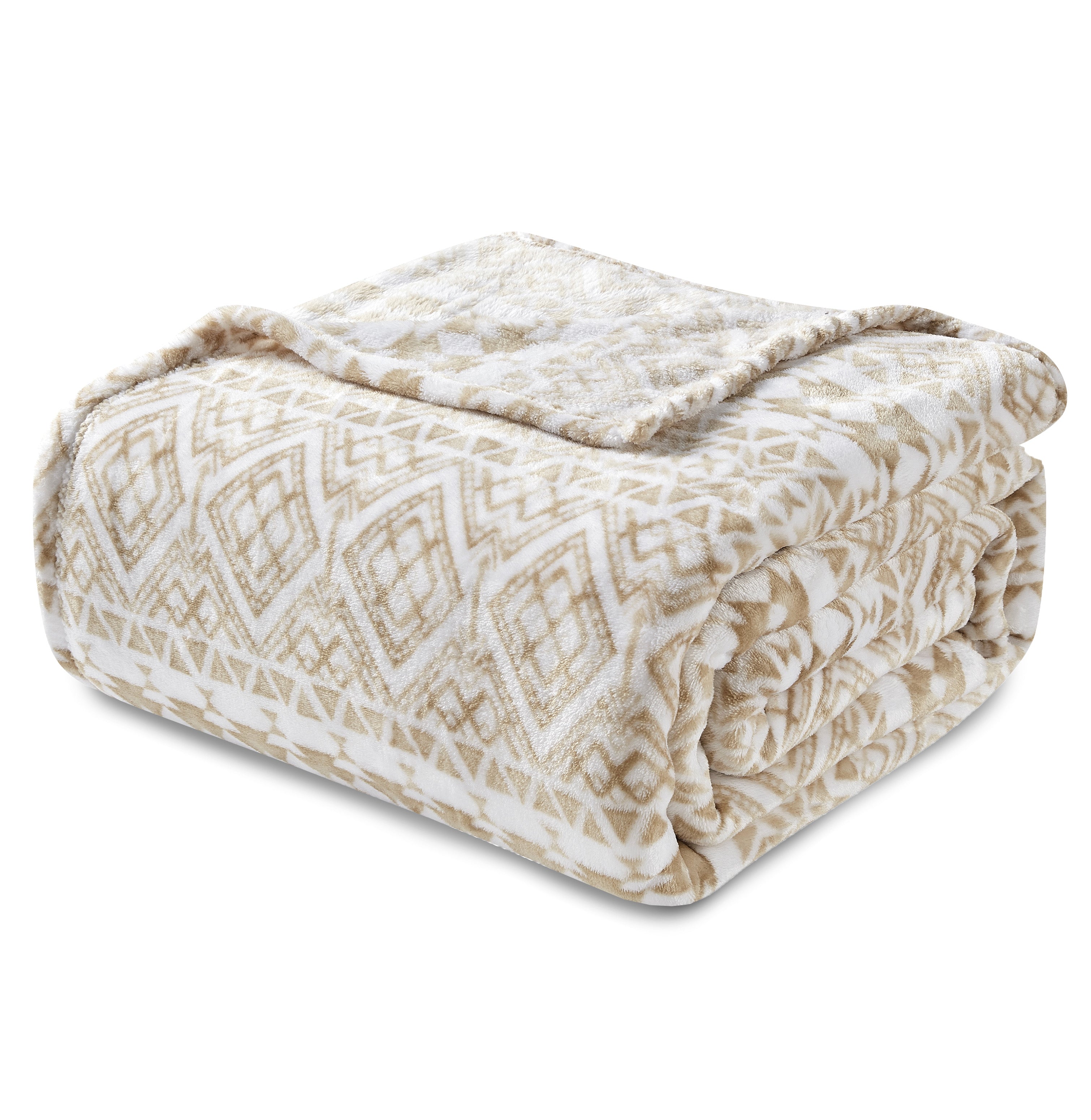 Everlaneas Printed Bed or Oversized Couch Blanket - Lightweight for All Season Warmth