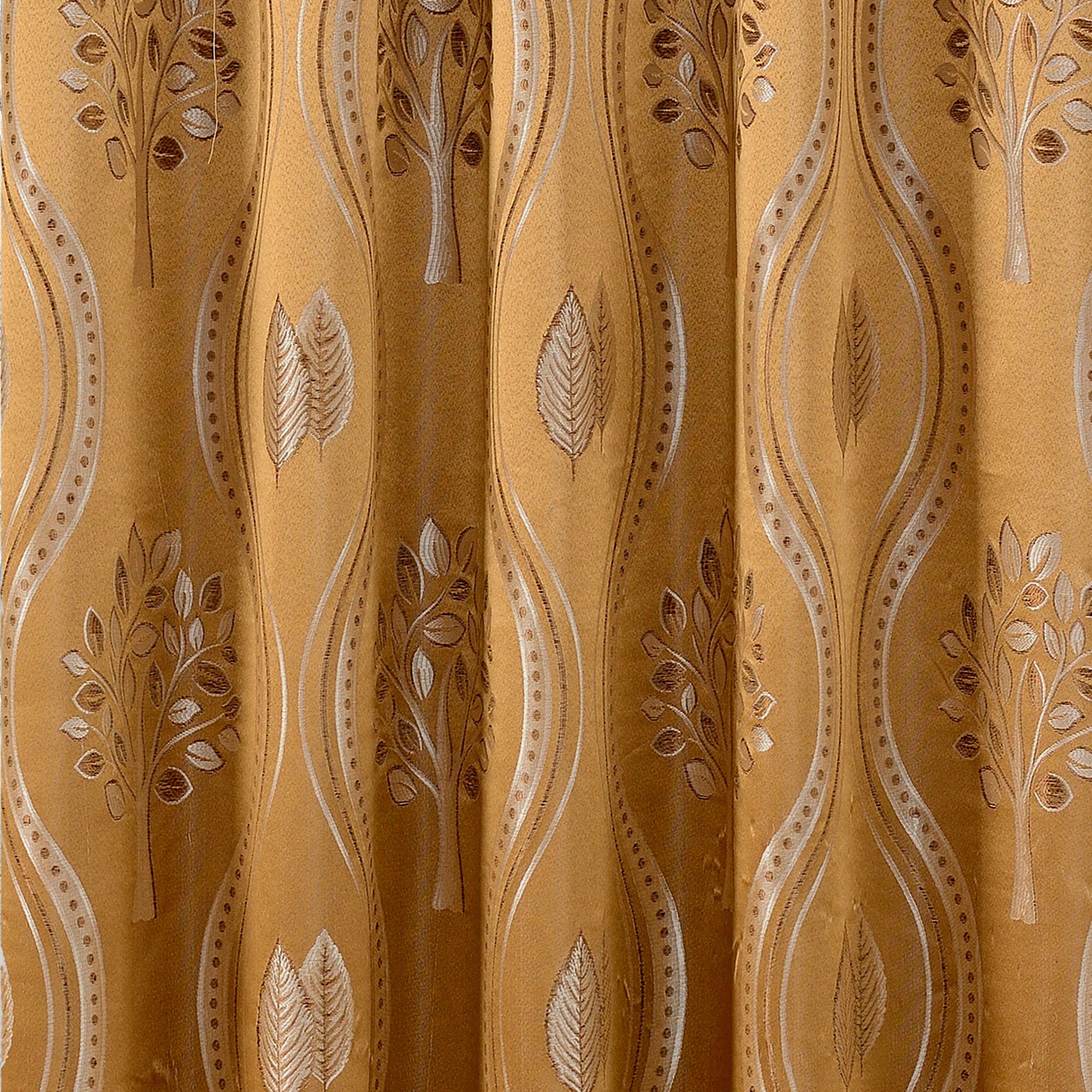 Everlaneas Set of 2 Aurora Curtain Panels- Attached Valance - Rod Pocket- 54" W x 84" L