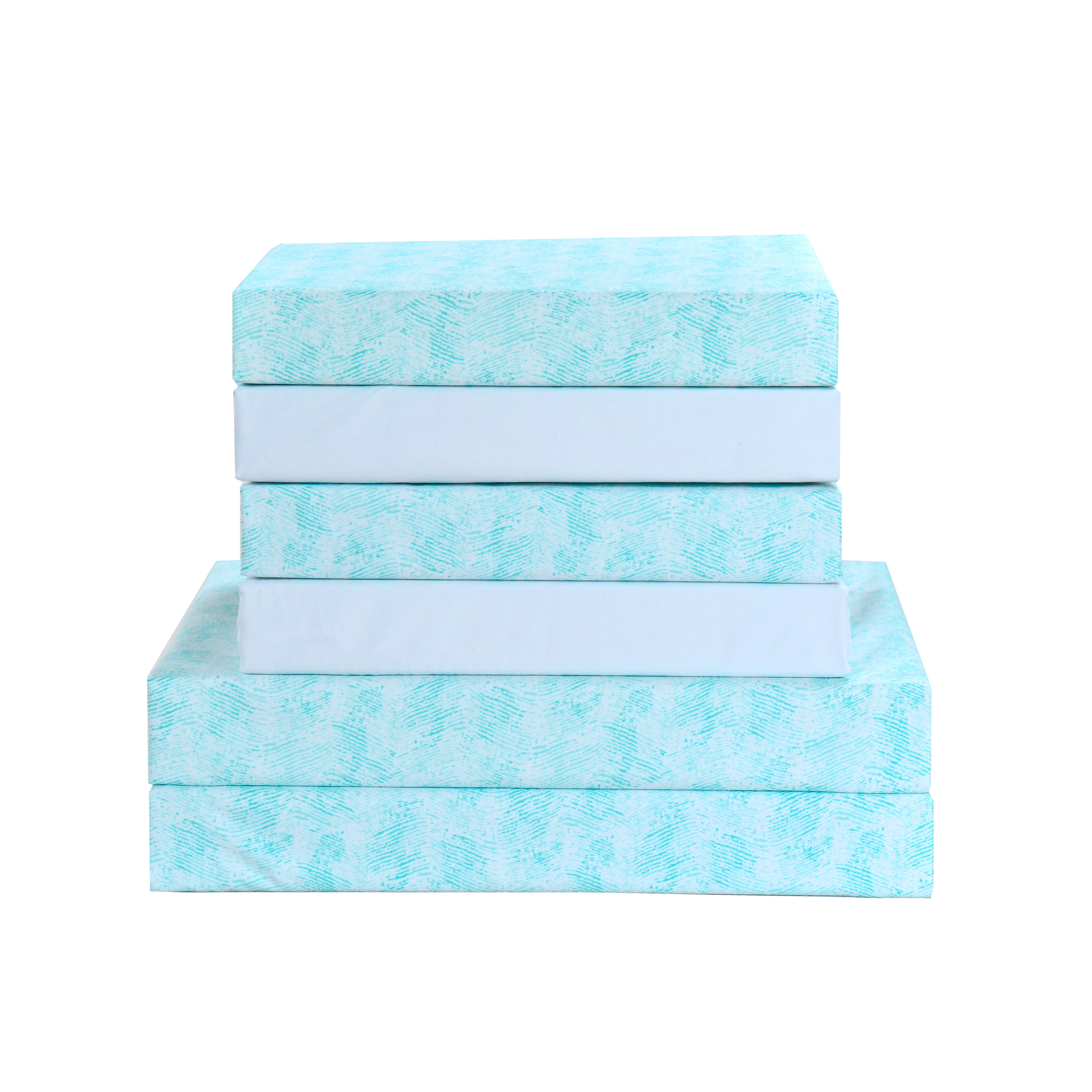 Everlaneas 6-Piece Floral and Stripe Pattern Sheet Set - Soft as a Hotel Premium Quality Bedding