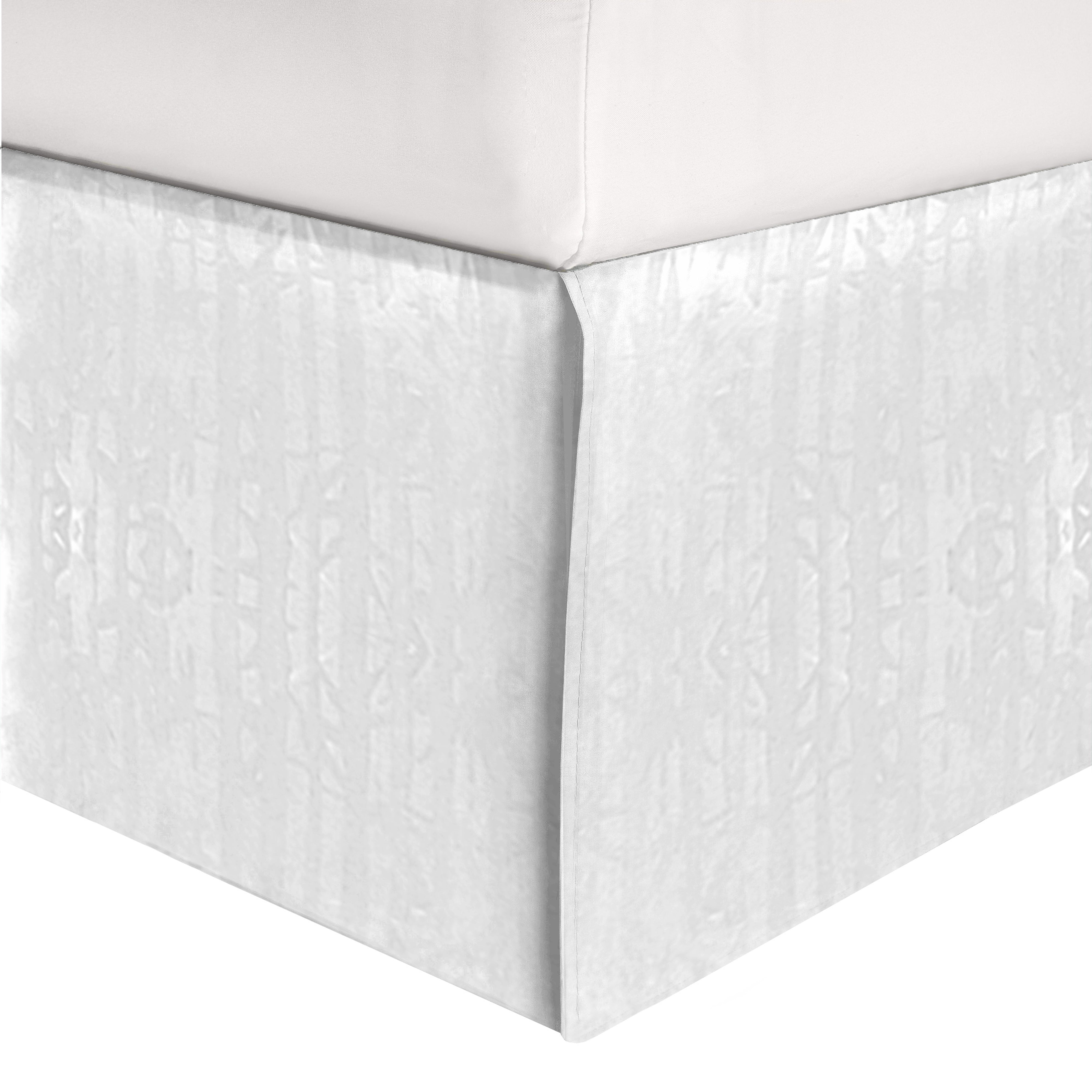 Everlaneas 8-Piece Bamboo Floral Pattern Comforter Set- Includes 4-Piece Sheet Set with Double Sided Storage Pockets