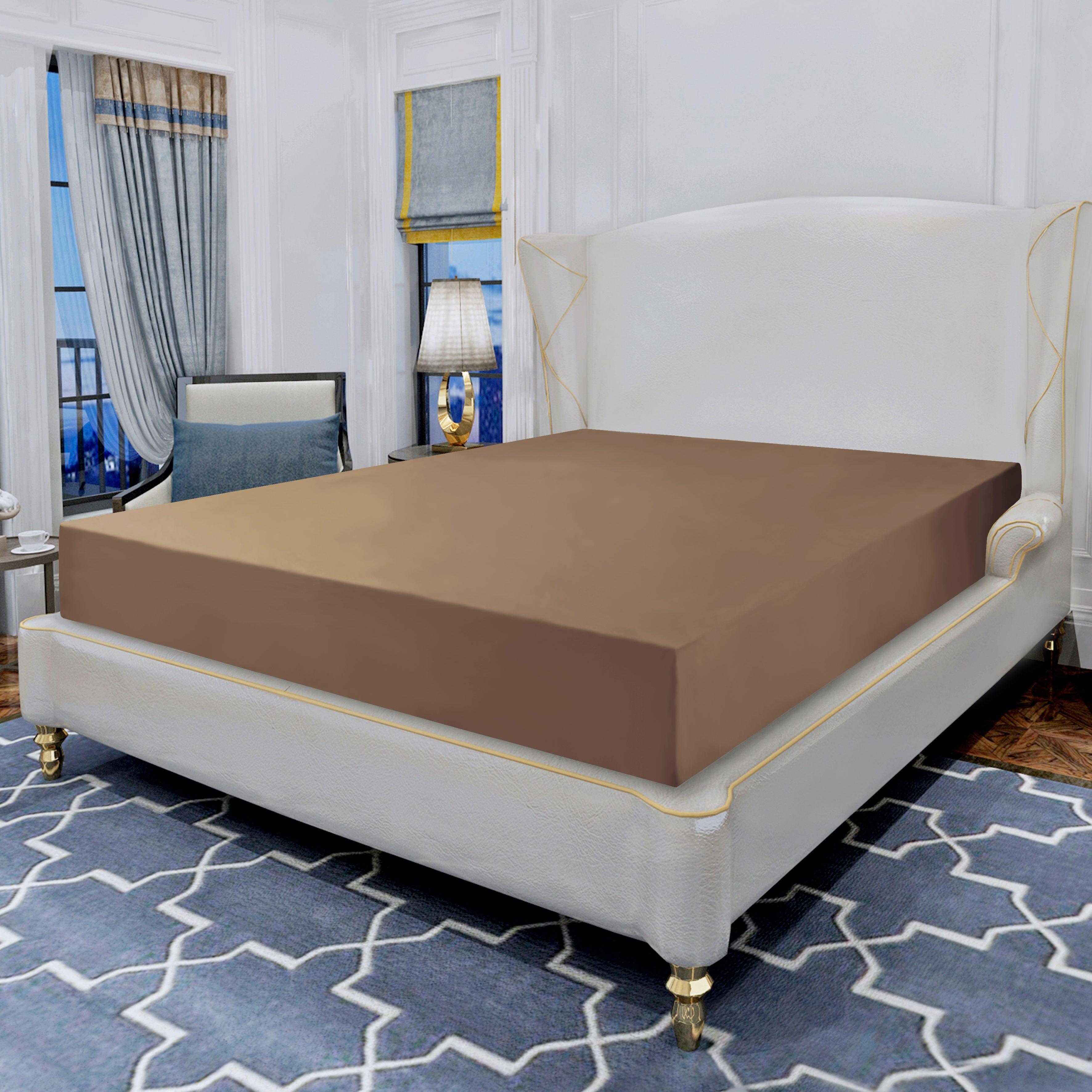 Everlaneas Essential 1 Piece Solid Fitted Sheet - All Around Elastic